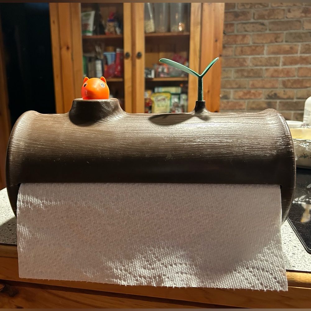 OTOTO Squirrel and log paper towel holder. From ModCloth.